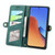 For Xiaomi Redmi K30 Geometric Zipper Wallet Side Buckle Leather Phone Case(Green)