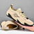 Spring And Summer Men Casual Breathable Peas Shoes Leather Pigskin Lazy Sneakers, Size: 45(Beige)