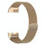 Stainless Steel Magnet Watch Band for FITBIT Charge 3, Size:Small, 187x18mm(Champagne Gold)