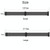 Stainless Steel Magnet Watch Band for FITBIT Charge 3, Size:Small, 187x18mm(Coffee)