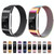 Smart Watch Stainless Steel Watch Band for FITBIT Charge 2, Size: S(Purple)