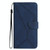 For Honor 90 Lite Stitching Embossed Leather Phone Case(Blue)