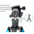 BEXIN V30 Adjustable Aluminum Alloy Desktop Camera Tripod Mini Portable Folding Live Tripod(MS08-S)