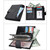 Antimagnet RFID Genuine Leather Wallet / Passport Package / Cowhide Card Slot for man(Black)