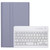 A220 Candy Color TPU Detachable Bluetooth Keyboard Leather Case with Bracket For Samsung Galaxy Tab A7 Lite 8.7 T220 / T225(Purple)