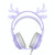 SOYTO SY-G25 Antlers RGB HD Microphone 3D Space Sound Wired Gaming Headset(Purple)