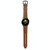 22mm For Huawei Watch GT2e / GT2 46mm Zigzag Leather Watch Band(Brown)