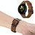 22mm For Huawei Watch GT2e / GT2 46mm Zigzag Leather Watch Band(Brown)