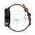 22mm For Huawei Watch GT2e / GT2 46mm Zigzag Leather Watch Band(Brown)