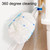 Disposable Household Vacuum Retractable Feather Duster, Style: Long Handle+12 Clothes