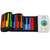 HUA008-49 49-Key Hand-Rolled Foldable Piano Children Color Piano(Color English)