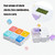 TF-248 7-Cell Smart Timing Reminder Plastic Pill Box Pill Storage Box(Colorful)