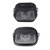 2pcs Air Fryer Grill Mat High Temperature Resistant Silicone Baking Tray, Specification: Square Black
