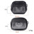 2pcs Air Fryer Grill Mat High Temperature Resistant Silicone Baking Tray, Specification: Square Black