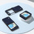 For Samsung Galaxy Z Flip5 ABEEL Two-color Calf Texture PU Phone Case(Blue)