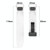 For Garmin Fenix 5S 20mm Folding Buckle Hole Silicone Watch Band(Black)