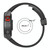 For Garmin Fenix 5S 20mm Folding Buckle Hole Silicone Watch Band(Red)