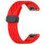 For Garmin Fenix 7 22mm Folding Buckle Hole Silicone Watch Band(Red)