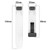 For Garmin Fenix 7 Solar 22mm Folding Buckle Hole Silicone Watch Band(White)