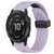 For Garmin Fenix 6 Pro GPS 22mm Folding Buckle Hole Silicone Watch Band(Purple)