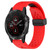 For Garmin Fenix 5 22mm Folding Buckle Hole Silicone Watch Band(Red)