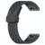 For Garmin Fenix 5 Plus 22mm Folding Buckle Hole Silicone Watch Band(Dark Gray)