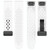 For Garmin Fenix 5 Plus 22mm Folding Buckle Hole Silicone Watch Band(Dark Gray)