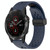 For Garmin Fenix 5 Plus 22mm Folding Buckle Hole Silicone Watch Band(Midnight Blue)
