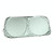 150x85cm Car Double Circle Sun Visor Heat Insulation Sun Protection Sun Block