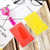 20 PCS Hard Plastic ID Badge Card Holder Integrated Injection Molded Transparent Double-sided Card Holder