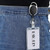 20 PCS Hard Plastic ID Badge Card Holder Integrated Injection Molded Transparent Double-sided Card Holder