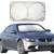 190x90cm Car Double Circle Sun Visor Heat Insulation Sun Protection Sun Block
