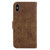 For iPhone XS Max Little Tiger Embossed Leather Phone Case(Brown)