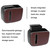 Car Drain Tissue Box Umbrella Storage Pocket Bag Storage Box Car Trash Can(Flip Fur Red)