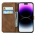 For iPhone 15 Plus Retro Skin Feel Butterflies Embossing Leather Phone Case(Brown)
