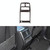 For Mercedes Benz ML320 / GL450 Car Rear Air Conditioner Air Outlet Panel Cover 166 680 7003, Style:Single Hole(Coffee Brown)