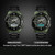SKMEI 1370 Multifunctional Men Outdoor Sports Noctilucent Waterproof Stainless Steel Digital Wrist Watch (Black White)