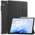 For Huawei Matepad Air Custer Pure Color 3-Fold Holder Smart Leather Tablet Case(Black)