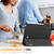 For Huawei Matepad Air Custer Pure Color 3-Fold Holder Smart Leather Tablet Case(Black)