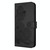 For iPhone XS Max Datura Flower Embossed Flip Leather Phone Case(Black)