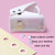 kw-trio 92A0 10 Pages Single Hole Mini Loose Leaf Puncher(Pink)