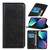 For iPhone 14 Plus Magnetic Crazy Horse Texture Horizontal Flip Leather Phone Case  (Black)