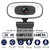 C10 2K HD Without Distortion 360 Degrees Rotate Three-speed Fill Light USB Free Drive Webcams, Built-in Clear Sound Microphone