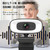 C10 2K HD Without Distortion 360 Degrees Rotate Three-speed Fill Light USB Free Drive Webcams, Built-in Clear Sound Microphone