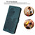 For Xiaomi Redmi 10A Datura Flower Embossed Flip Leather Phone Case(Dark Green)