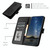 For Xiaomi Redmi 8 Datura Flower Embossed Flip Leather Phone Case(Black)