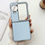 For OPPO Find N3 Flip Morandi Solid Color Leather Texture Phone Case(Blue)