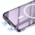 For iPhone 15 Pro Max MagSafe Magnetic Frosted Metal Phone Case(Purple)