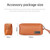 Waterproof PU Leather Laptop Accessory Bag(Black)