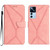 For Xiaomi 12T / 12T Pro Stitching Embossed Leather Phone Case(Pink)